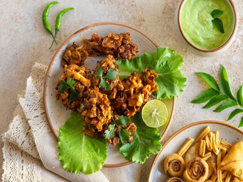 crispy vegetable pakoras